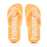 Tongs Orange Mixte Havaianas Logomania vue 3