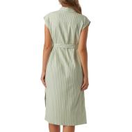 Robe de Grossesse Verte Femme Vero Moda Maternity Reseda vue 2