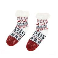 Chaussettes Molletonné Blanche Femme Winter Socks Sherpa