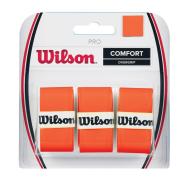 X3 SurGrip de Tennis Orange Fluo Wilson Pro Overgrip pas cher