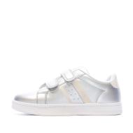 Baskets Blanche Argent/Blanc Fille Kappa Logo Alpha 2V pas cher