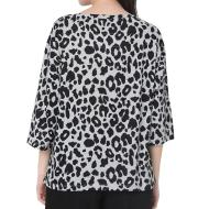 Pull Imprimé Léopard Gris Femme Vero Moda Olivia vue 2