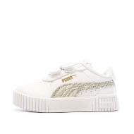 Baskets Blanches/Beiges Fille Puma Carina 2.0 pas cher