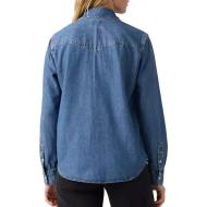 Chemise Bleu Moyen Femme Levi's The Ultimate Western vue 2
