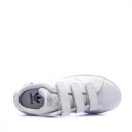 Basket Blanche Fille Adidas STAN SMITH vue 4