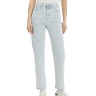 Jean Mom Bleu Clair Femme Tommy Hilfiger Julie pas cher