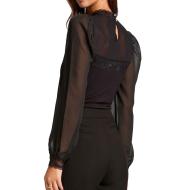 Body Noir Dentelle Femme Morgan TWIST vue 2
