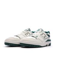 Baskets Blanches/Vertes Homme New Balance BB550 vue 6
