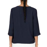 Blouse Marine Femme JDY Lion vue 2