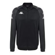 Veste Zippée Noire Homme Kappa Soccer Verone
