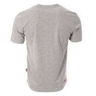 T-shirt Gris Homme Supreme Grip Michael vue 2