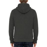 Veste en Sherpa Zippé GriseHomme Schott PLENZO vue 3