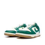 Baskets Blanche/Verte Femme Nike Dunk vue 6