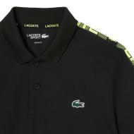 Polo de tennis Noir Homme Lacoste Ultra Dry vue 3