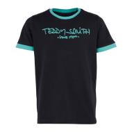 T-shirt Anthracite/Vert Garçon Teddy Smith Ticlass pas cher