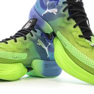 Chaussures de running Vertes/Bleu Homme Puma Fast vue 7
