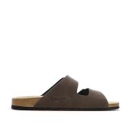 Sandales Marrons Lisses Homme Schott Arthur vue 6