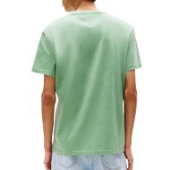 T-Shirt Vert Homme Tommy Hilfiger Reg Linear vue 2