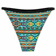 Bas De Maillot de Bain Turquoise/Noir Grain de Sable Kim vue 2