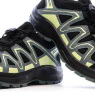 Schwarze/gelbe Salomon-Wanderschuhe für Herren „Piccolo“ Ansicht 6