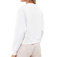 Sweat Blanc Femme Guess Lurex Triangle vue 2
