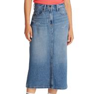 Jupe Longue Bleu Femme Tommy Hilfiger Claire pas cher