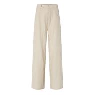 Pantalon Fluide Écru Femme YAS Yastunni vue 2