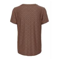 T-shirt Marron Femme JDY Cathinka vue 2