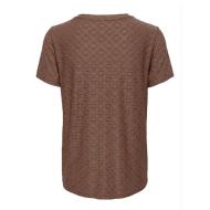 T-shirt Marron Femme JDY Cathinka vue 2