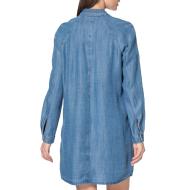 Robe chemise Bleu Femme Superdry Tencel vue 2