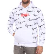 Sweat à Capuche Blanc Homme Supreme Grip Ally