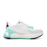 Basket Blanche/Roses/Turquoises Femme Puma R78 Disrupt vue 2