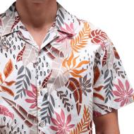 Chemisette Manches Courtes Blanc Homme Teddy Smith Falco vue 2