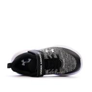 Baskets Noires/Grises Garçon Under Armour Revitalize vue 4