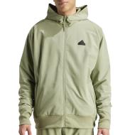 Veste de survêtement zippé Kaki Homme Adidas M Z.n.e. Wv Fz pas cher