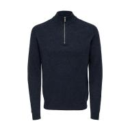 Pull 1/4 Zip Marine Homme Only & Sons Reg 7
