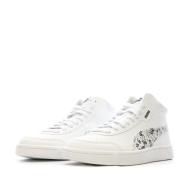 Baskets Blanches Femme Puma Court Legend Reptile vue 6