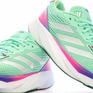 Chaussures de running Vertes/Roses Femme Adidas Adizero vue 7