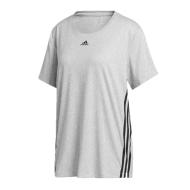 Maillot de sport Gris Femme Adidas 3 Stripe pas cher