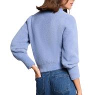 Gilet Zippé Bleu Femme Morgan DOMI vue 2