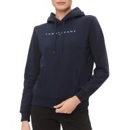 Sweat à Capuche Marine Femme Tommy Hilfiger Linear