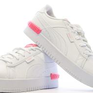 Baskets Blanc/Rose Fille Puma Jada vue 7