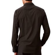 Chemise Noire Homme Calvin Klein Jeans Solids LV040BM127 vue 2