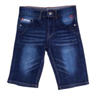 Short en Jean Bleu Garçon Redskins 45678 pas cher