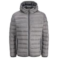 Chaqueta acolchada gris para hombre Jack & Jones Bradley barato