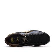 Baskets Noir/Marron Junior Puma Suede 4 One Piece vue 4