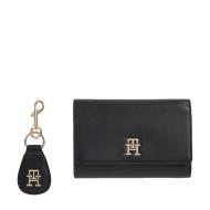 Coffret Portefeuille/Porte-clés Noir Femme Tommy Hilfiger Med Flap vue 3