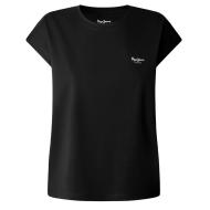 T-Shirt Noir Femme Pepe jeans Blooma vue 3