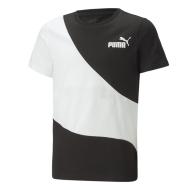 T-shirt Noir/Blanc Garçon Puma 674231-01 pas cher