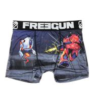 Boxer Gris/Noir Garçon Freegun Robot pas cher